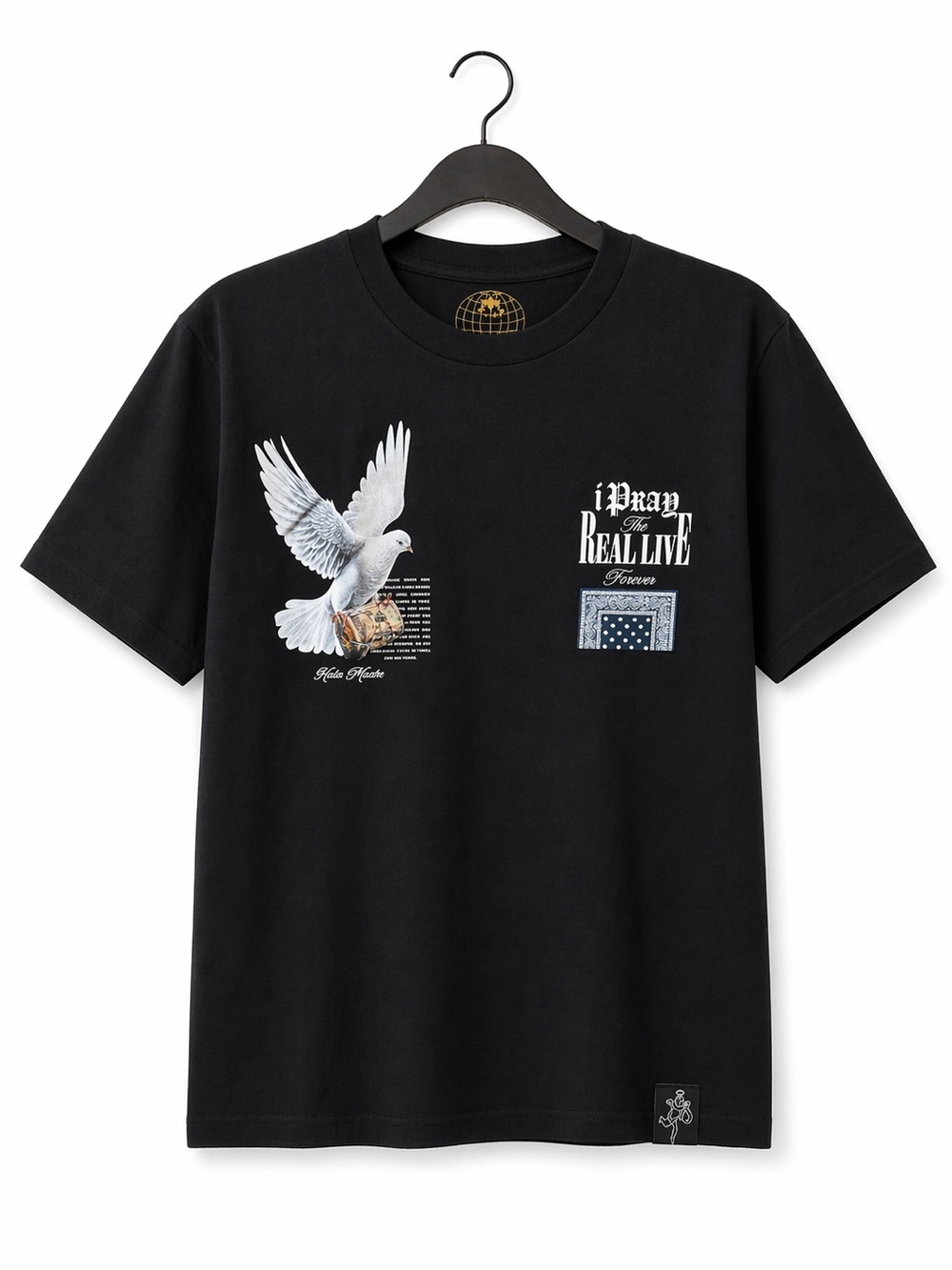 Hasta Muerte Black iconic tee